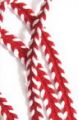 300005#  ширит 8мм. текстил червен с бяло -20м/3.00лв